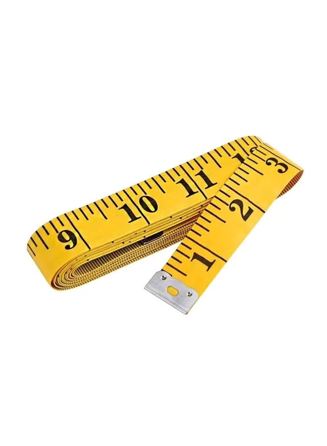 Salux Double Scale Tailor Tape Yellow/Black 3meter - Image 5