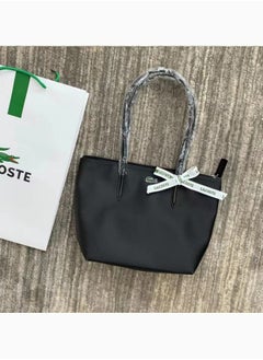 LACOSTE Lacoste Women's Concept Fashion Versatile Small Zipper Handbag Shoulder Bag black  - Image 1
