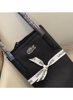 LACOSTE Lacoste Women's Concept Fashion Versatile Small Zipper Handbag Shoulder Bag black  - Image 3