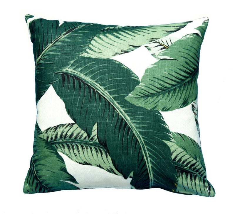 Decorative Things Throw Pillow Covers Outdoor Pillows Decorative Tommy Bahama Fabric Swaying Palms Outdoor Throw Pillows  One 18 x 18 Throw Pillow Cover 