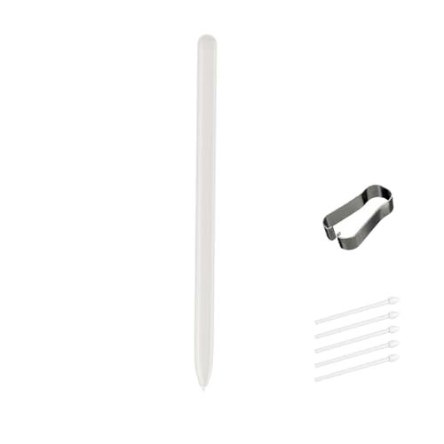 CaoXiong Galaxy Tab S9 FE S Pen for Samsung Galaxy Tab S9 FE Stylus Pen Compatible with Samsung Galaxy Tab S9 FE / S9 FE+/S9 FE Plus S Pen with Nibs(Silvery) - Image 1