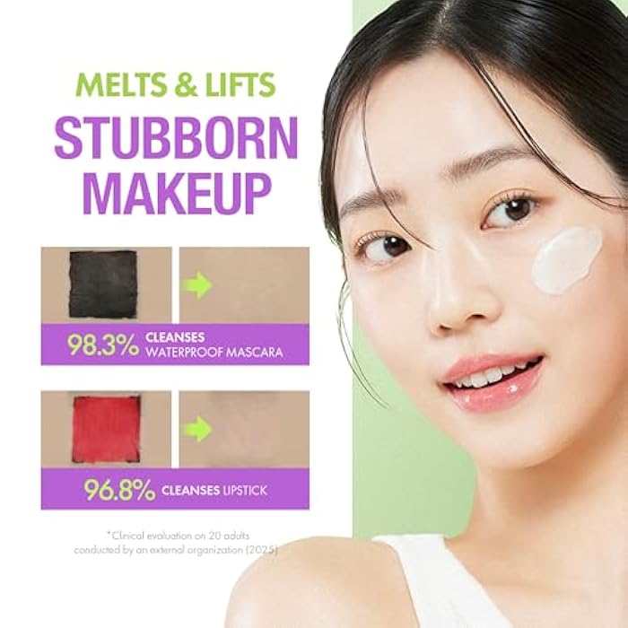 KAHI Cleansing Balm Pore Control Mung Bean - Nourishing & Hydrating Facial Cleanser Makeup Remover Balm with AHA, BHA (Salicylic Acid), PHA, and LHA - Gentle Exfoliating Korean Skincare 1.69 oz - Image 4