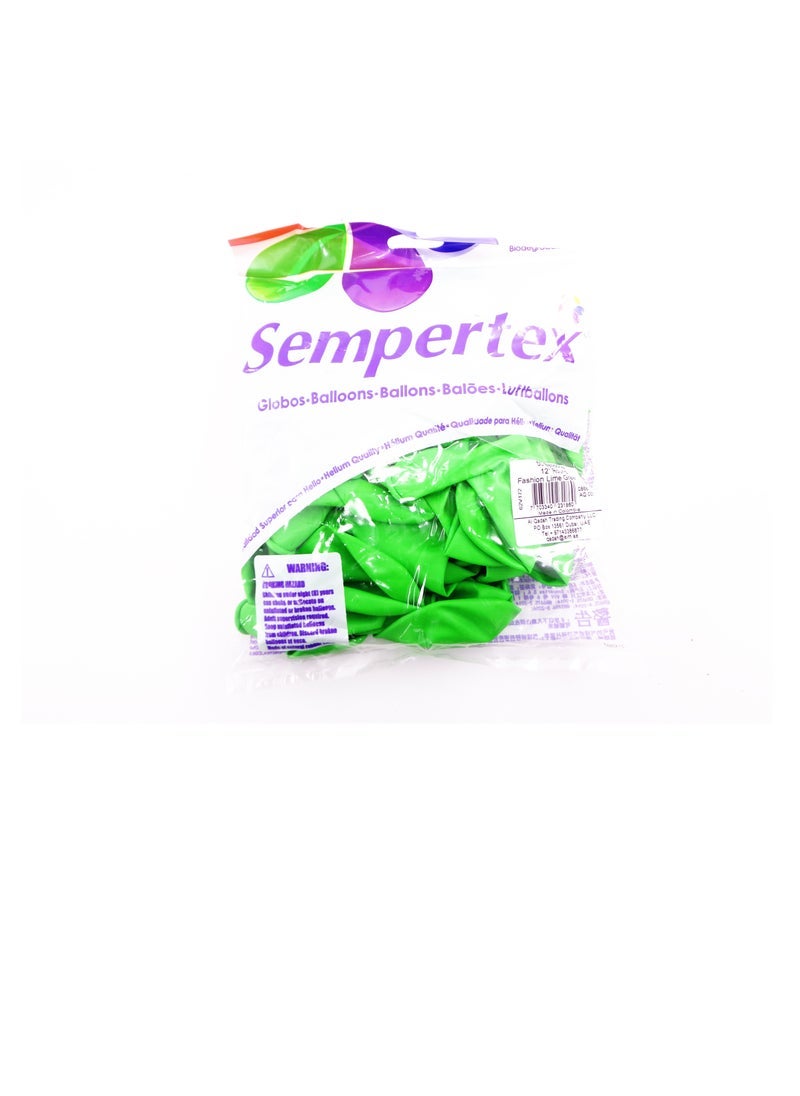 Sempertex 12-Inch Latex Balloons, Lime Green - Image 2