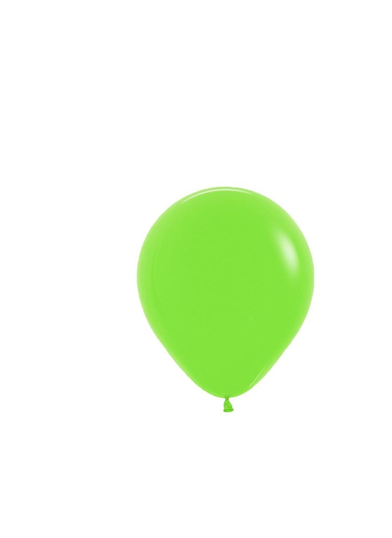 Sempertex 12-Inch Latex Balloons, Lime Green - Image 1