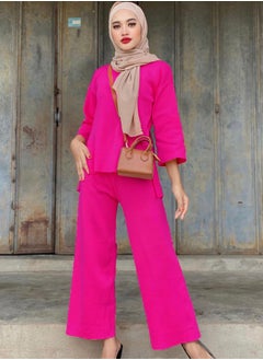 Women's Solid Color Split Set