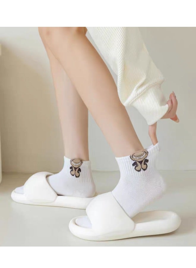 ShebSheb 5 Pairs Women Ankle Socks,Cute Animal Graphic Novelty Ladies Girls Athletic Socks  - Image 4