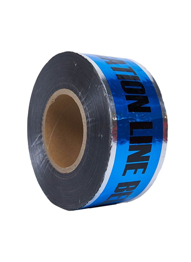 Workman - CH Blue Foil Irrigation Warning Tape – 3" x 200 Meters, High-Visibility Marker for Underground Irrigation Lines - Image 1