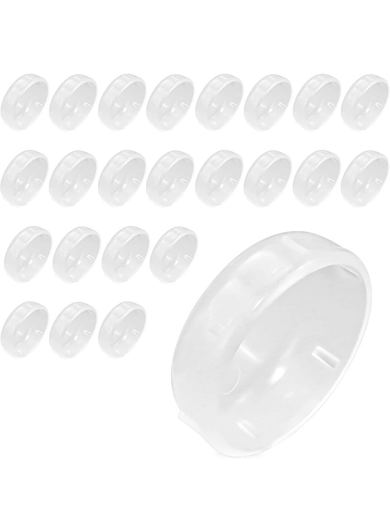 Relex 1-1/2" Wrought Iron Patio Furniture Feet Glides/Caps/Cups/Pads, Metal Chair Leg Caps (Plastic), 24 Pack of 1.5" Outdoor Patio Furniture Feet Protectors, Protect Your Patio Floor from Scratches - Image 1