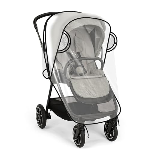 Eiszhjk Rain Cover Compatible with Nuna Stroller - Waterproof Stroller Rain Cover, Windproof Travel Weather Shield, Durable Protect from Dust and Snow with Breathable, Travel Strollers Accessories - Image 1