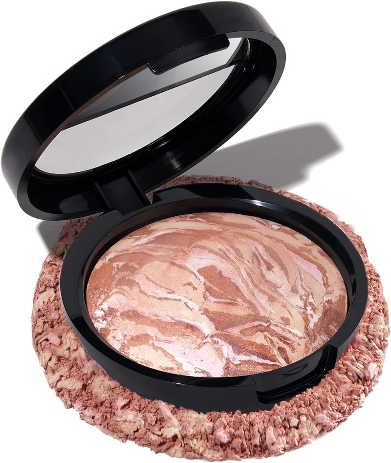 LAURA GELLER NEW YORK Baked Bronze-N-Brighten Bronzer Powder - Fair - Natural Bronze Glow - Image 1