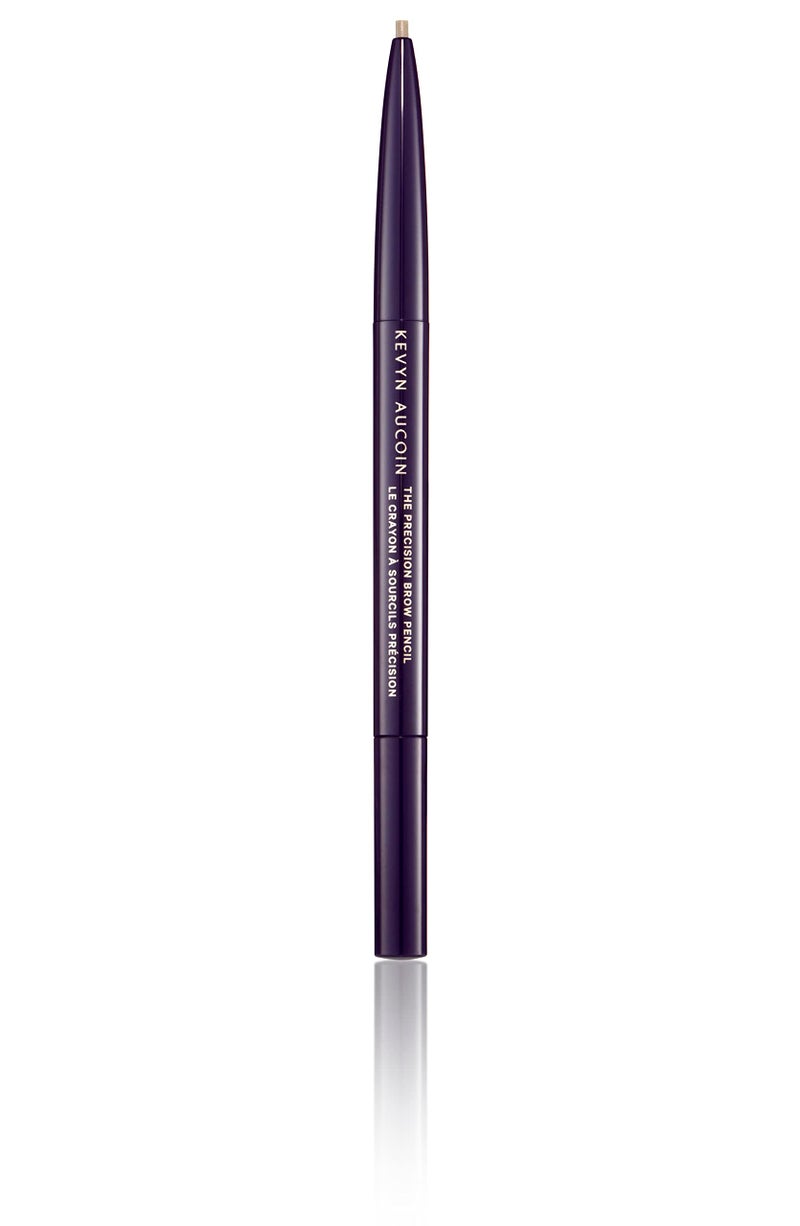 Kevyn Aucoin The Precision Brow Pencil, Ash Blonde: Ultra slim, thin and strong. Retractable plus spoolie brush. Pro makeup artist go to. Sculpt, define and shape eyebrows. Stay put, smudge-proof. - Image 2