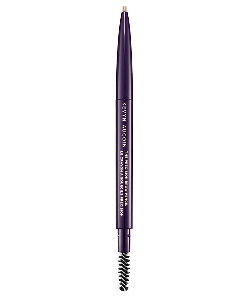 Kevyn Aucoin The Precision Brow Pencil, Ash Blonde: Ultra slim, thin and strong. Retractable plus spoolie brush. Pro makeup artist go to. Sculpt, define and shape eyebrows. Stay put, smudge-proof. - Image 1
