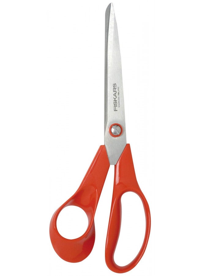 Fiskars 6411501985019 Left-Handed General Purpose, Scissors Length: 21 cm, Quality Steel/Synthetic Material, Classic, one, Red - Image 1