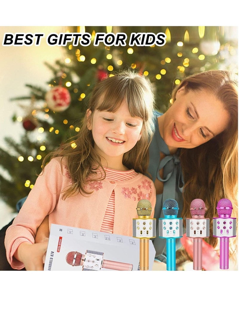 Toys for 3 16 Years Old Girls Gifts,Karaoke Microphone for Kids Age 4 12,Best Fun Birthday Gifts for 5 6 7 8 9 10 11 Years Teens Girl Boys, Purple, - Image 4