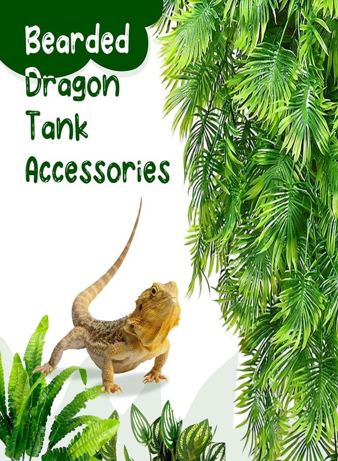 FALESHOS Habitat Plants for Bearded Dragon Tank Accessories,Created to Enhance Diverse Scaled Creature habitats for Species Such as Bearded Companions, Chameleons, Turtles, and Snakes - Image 5
