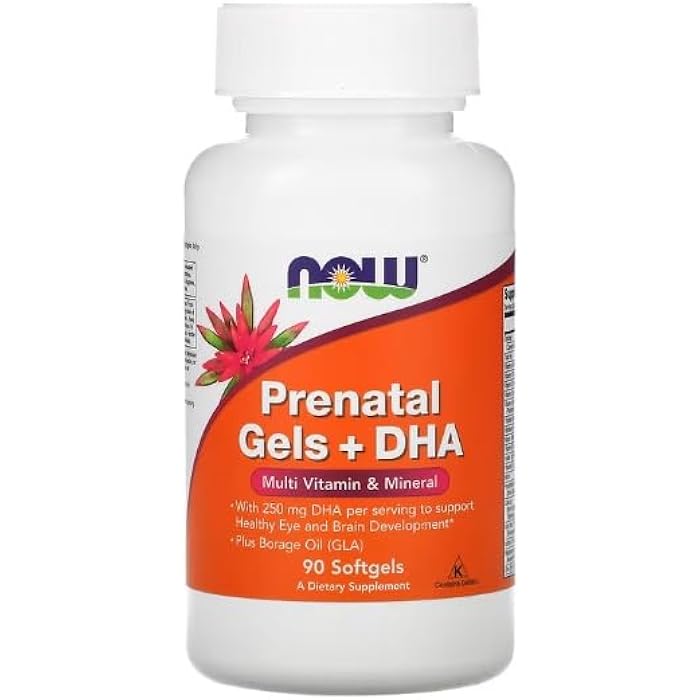 now Pre-Natal Multivitamin w/ DHA Softgels,90 Count - Image 2