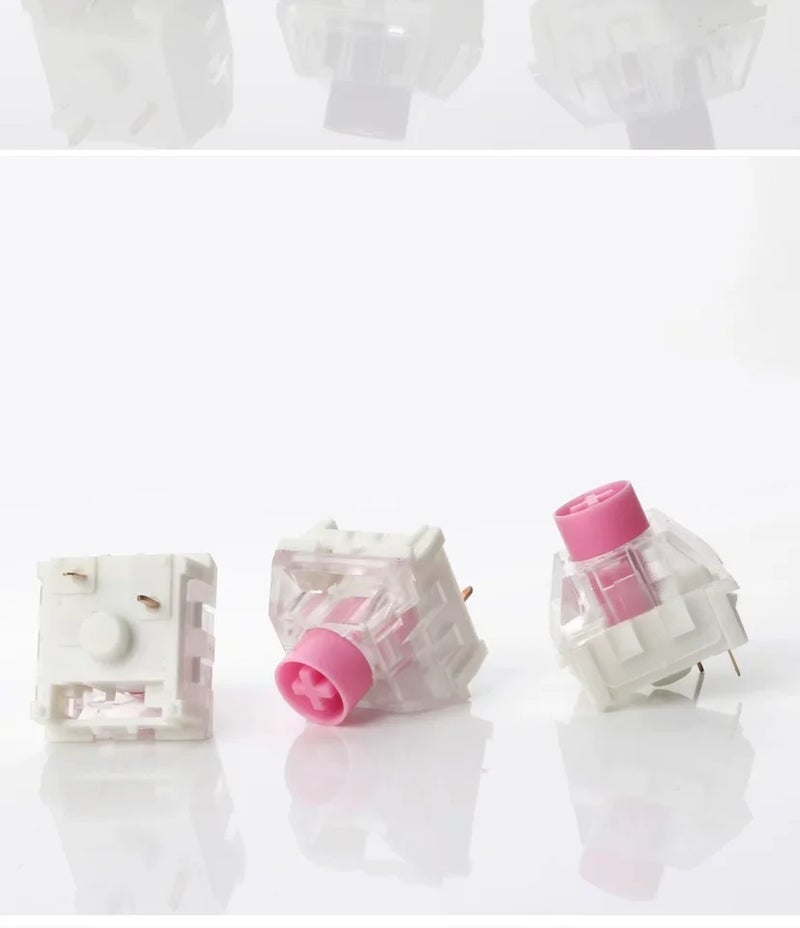Kailh BOX Silent Pink and Silent Brown Switches, Linear 45g Tactile 60g, 3-Pin, Rgb, Hot-Swap, for Aula F75 Keyboard - Image 4