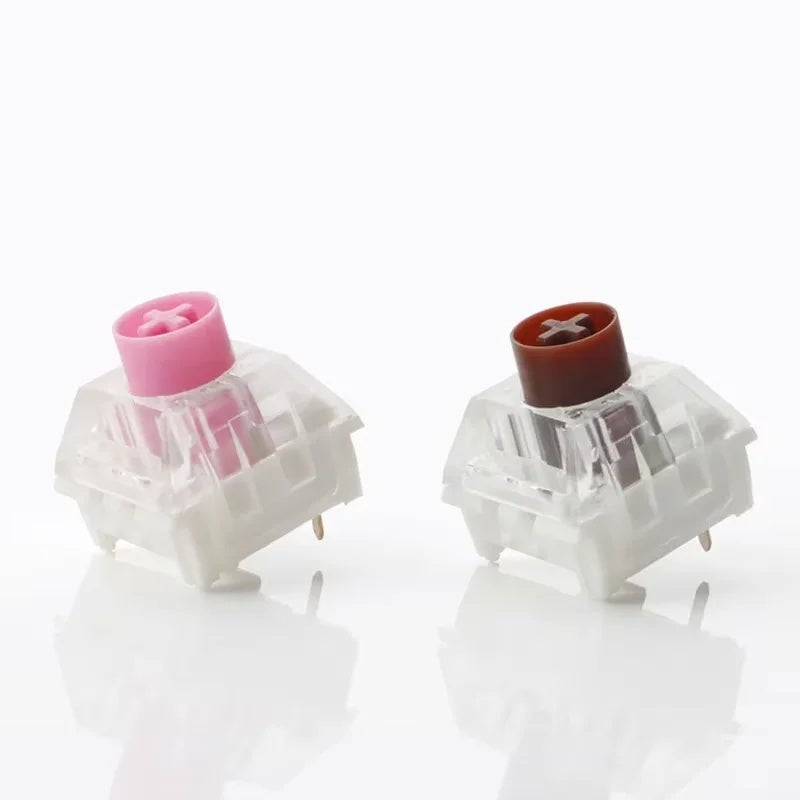 Kailh BOX Silent Pink and Silent Brown Switches, Linear 45g Tactile 60g, 3-Pin, Rgb, Hot-Swap, for Aula F75 Keyboard - Image 2