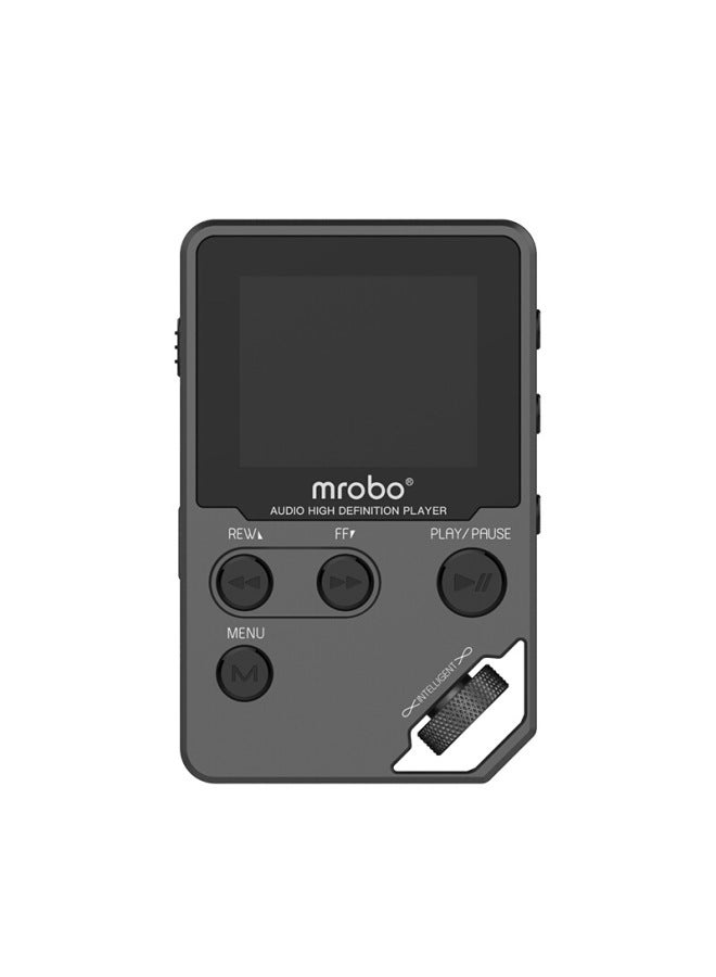 Mrobo-c5mp3 Portable Hifi Music Player Screen Student High Quality Sports Mp4 Digital Computer/mp4-Body Color:Iron Gray-Memory Capacity:32GB - Image 3