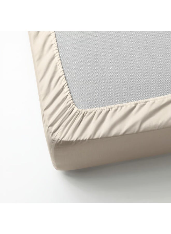 فٹ شدہ شیٹ خاکستری 90x200 سینٹی میٹر - Image 3