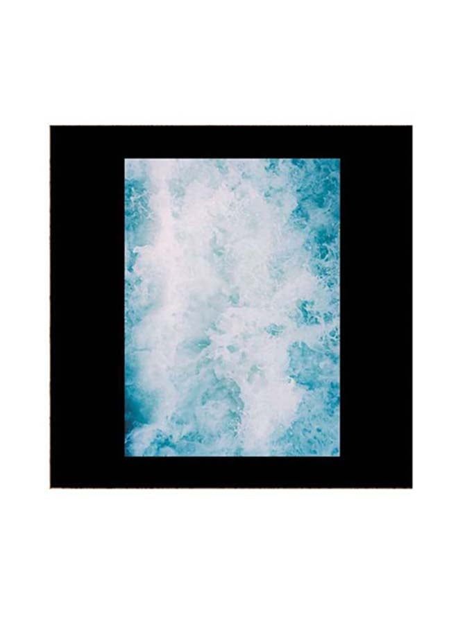 RYN فن الجدران ذو الطابع الطبيعي أسود/أبيض/أزرق 30x30 سنتيمتر - Image 1