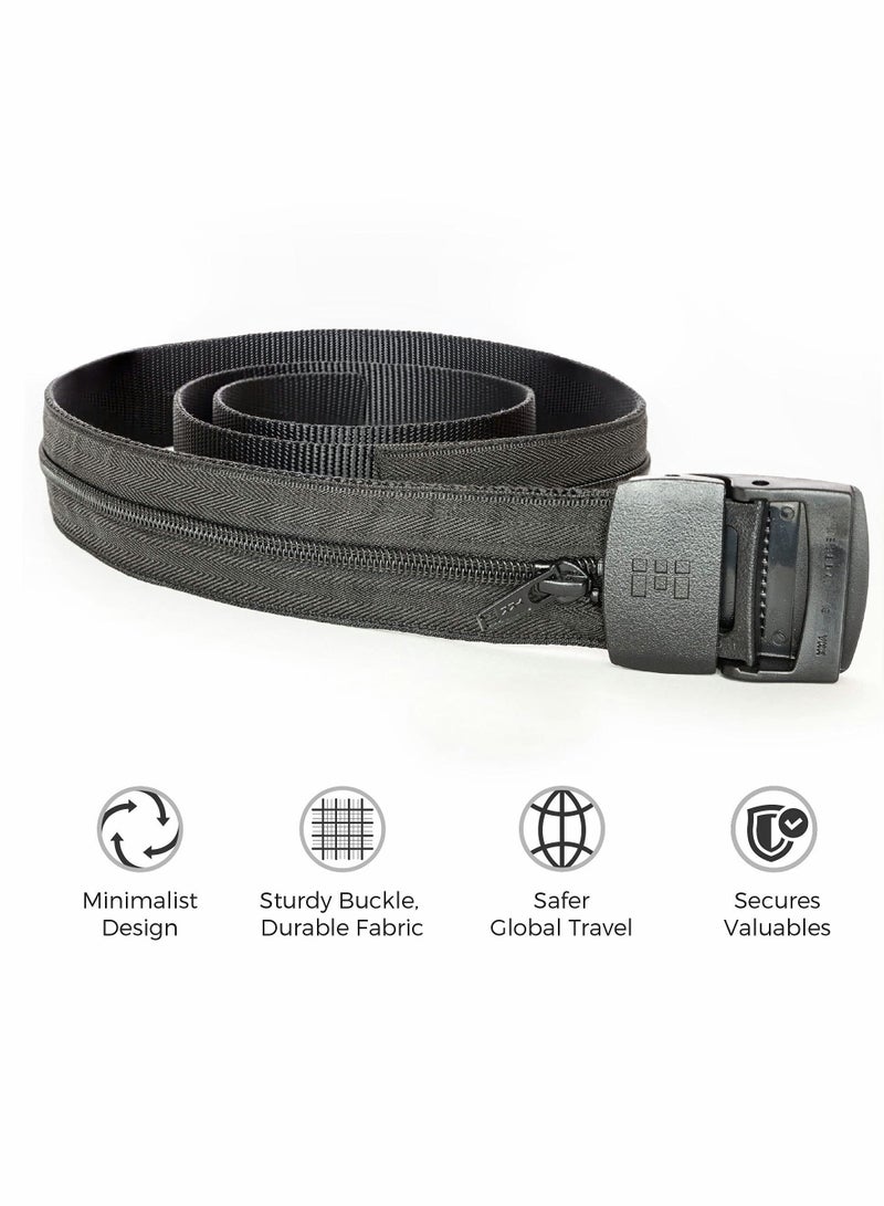 Travel Security Belt for Men with Hidden Money Compartment - Image 2