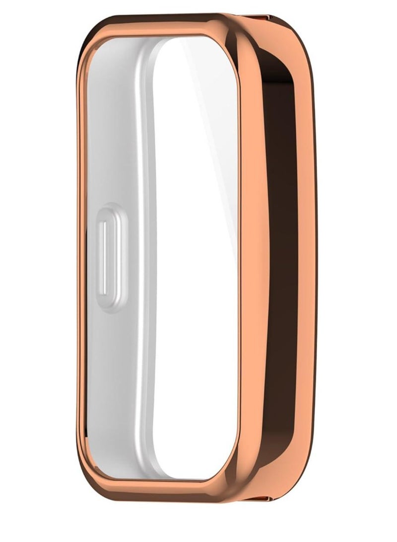 جراب حماية مدمج باسكرين لحماية شاشة باند هواوي الذكية هواوي باند 9 - روز جولد Huawei Band 9 - Image 1
