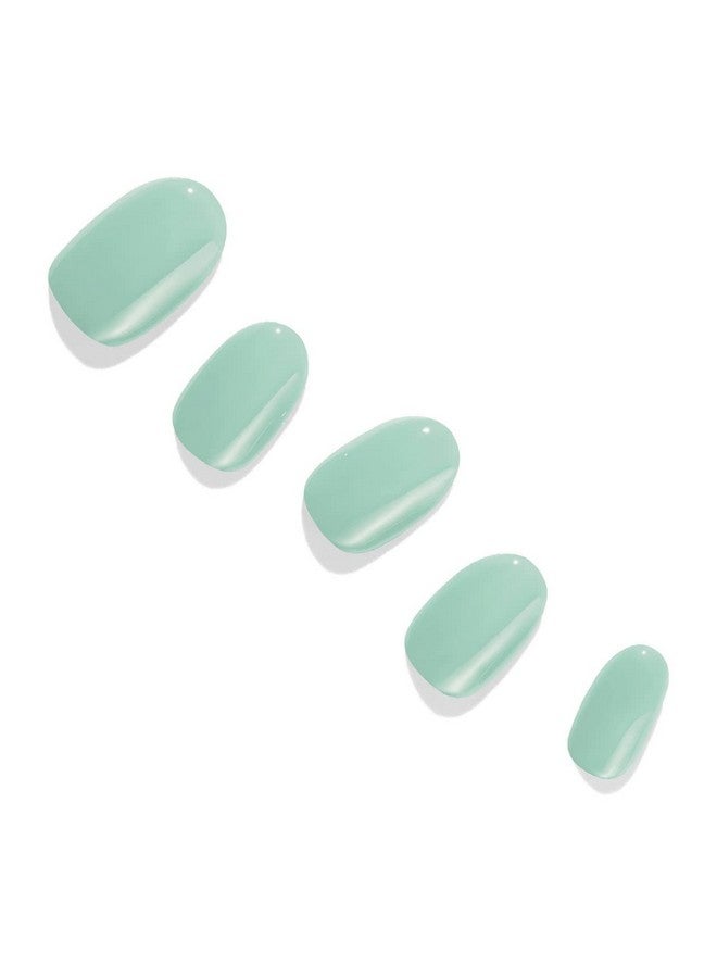 Dashing Diva Glaze | Gel Nail Stickers | Artificial Nails | Lightweight | Easy To Use | 30 Nail Strips (True Mint) - Image 1