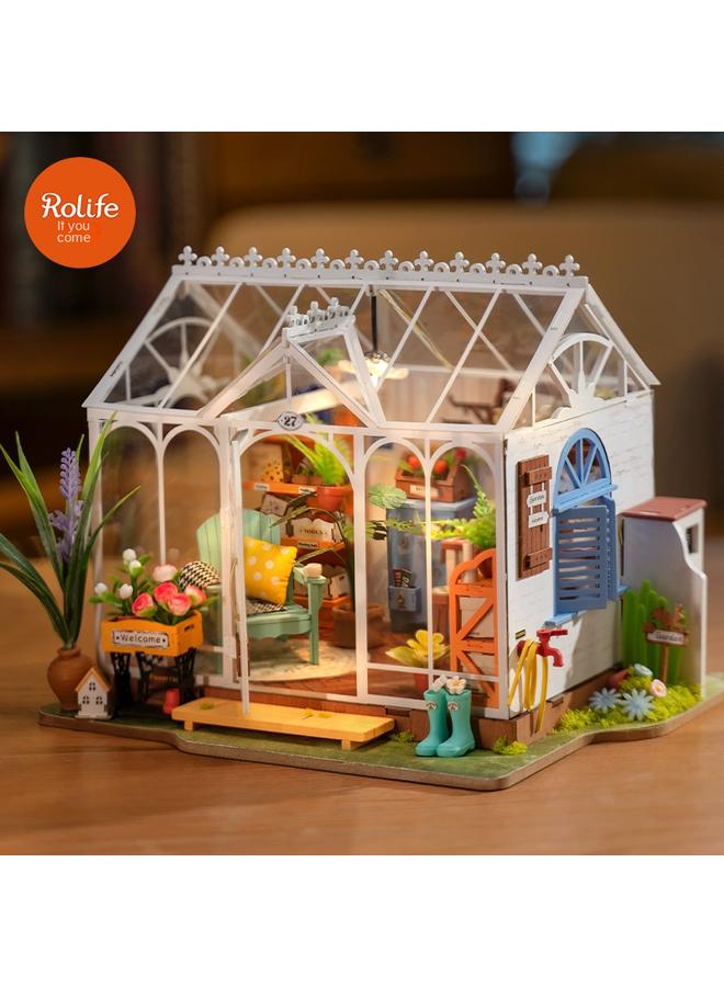 Bluejw If The State If You Come To Diy Hut Dream Island Flower House Hand-assembled Art House Three-dimensional Architectural Model To Send Birthday Gifts - Image 5