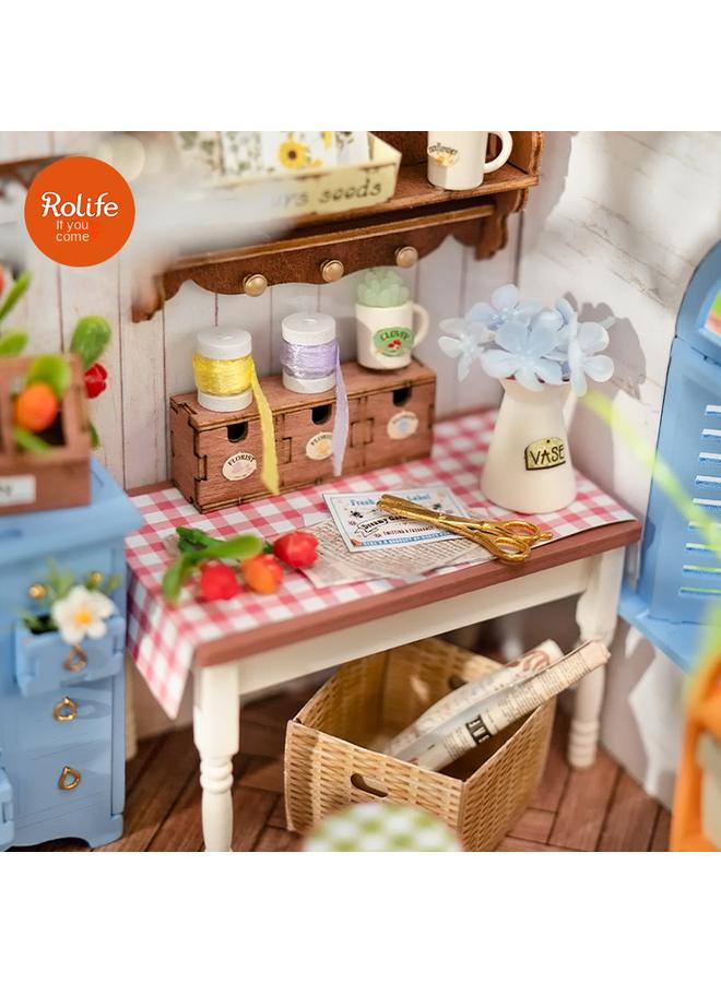 Bluejw If The State If You Come To Diy Hut Dream Island Flower House Hand-assembled Art House Three-dimensional Architectural Model To Send Birthday Gifts - Image 4