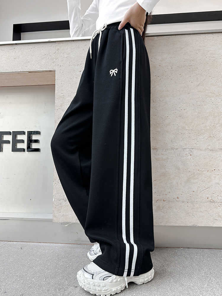 Girls' Pants Sweatpants Children'S Straight-Leg Sports Pants For Older Girls Spring Casual Wide-Leg Pants - Image 5