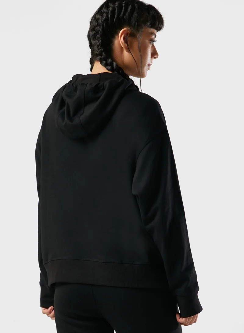 DKNY Logo Oversized Hoodie