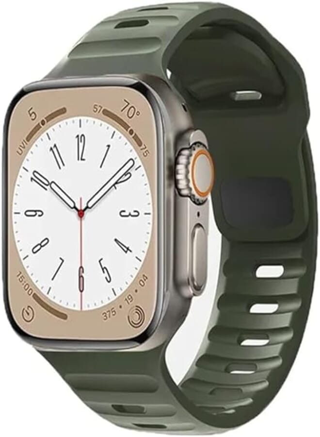 Next store Compatible with Apple Watch Band 42mm 44mm 45mm 49mm, Soft Silicone Adjustable Replacement Strap Compatible with iWatch SE & Series 7/6/5/4/3/2/8