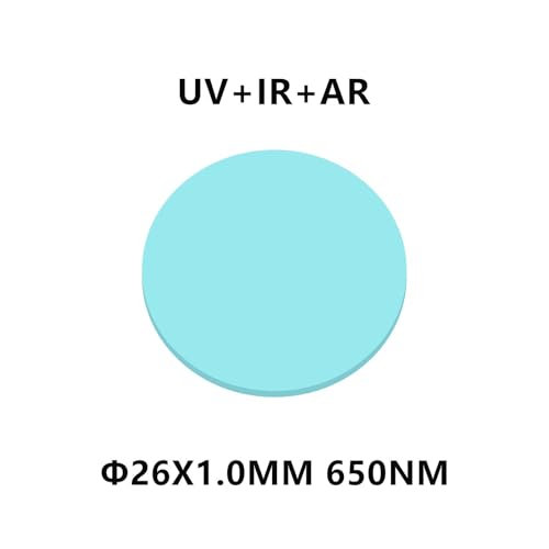 Quanmin 26mm 650nm Optical UV/IR Cut Filter - AR Coated Lens Filter for Camera, Camcorder, Telescope and Barcode Scanner - Image 2