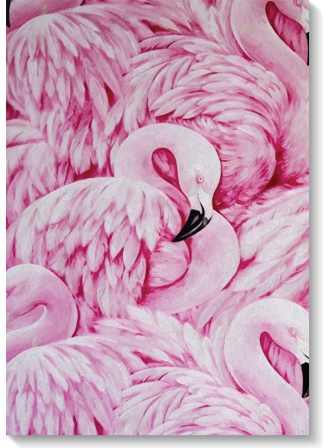 RYN Flamingo Wall Art Multicolour 40x60cm - Image 1