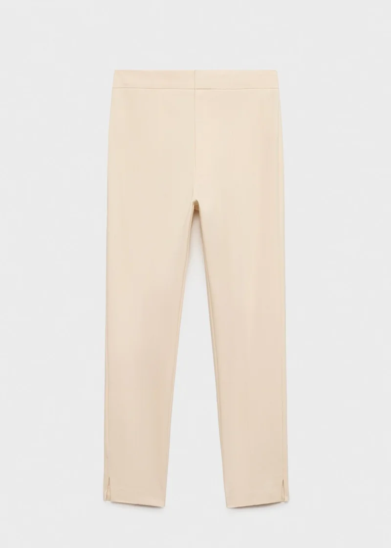 MANGO Crop Skinny Trousers