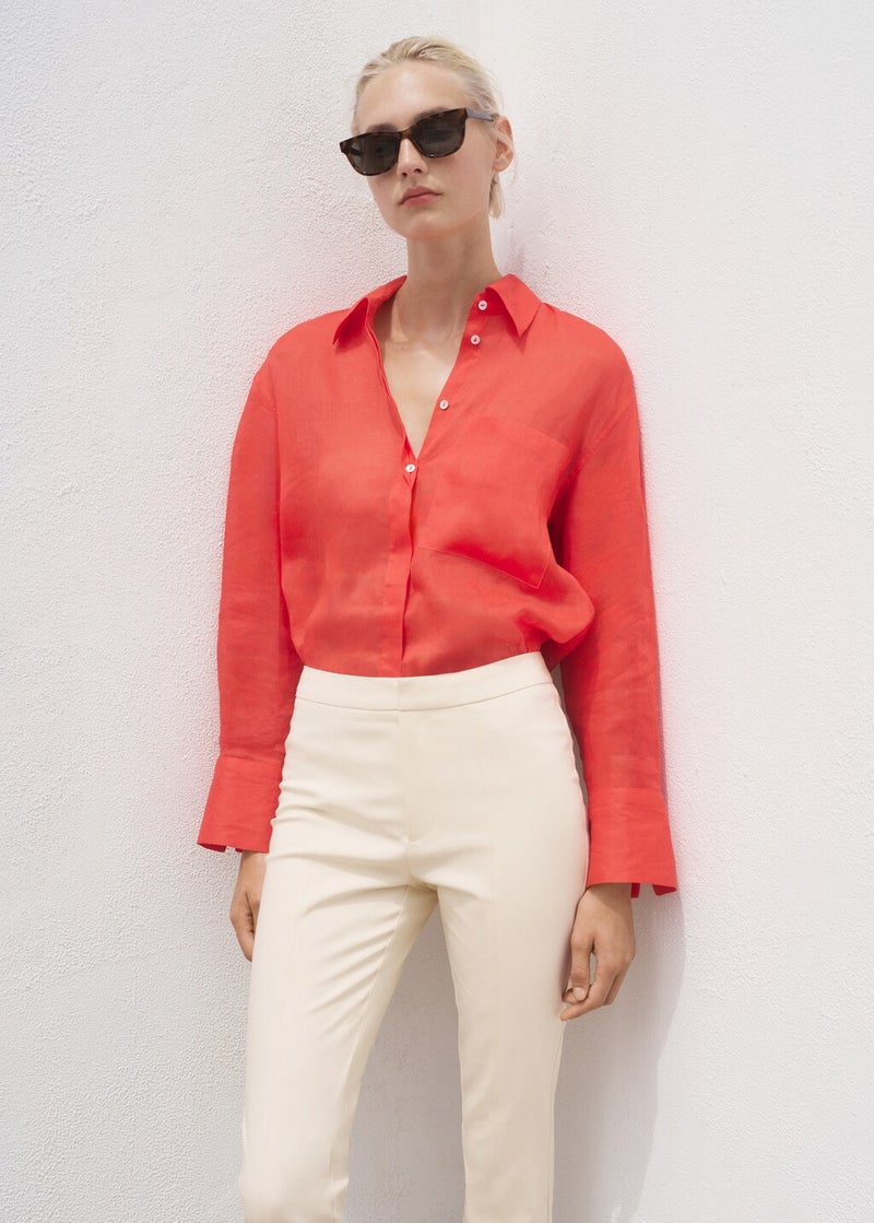 MANGO Crop Skinny Trousers  - Image 3