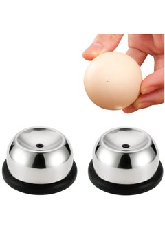 Excefore Egg Hole Puncher, 2pcs Stainless Steel Egg Piercer, Egg Opener Tool with Non-Slip Silicone Mat, Egg Cups for Raw Soft Hard Boiled Egg, Egg Puncher Kitchen Tools for Home Restaurant  - Image 1