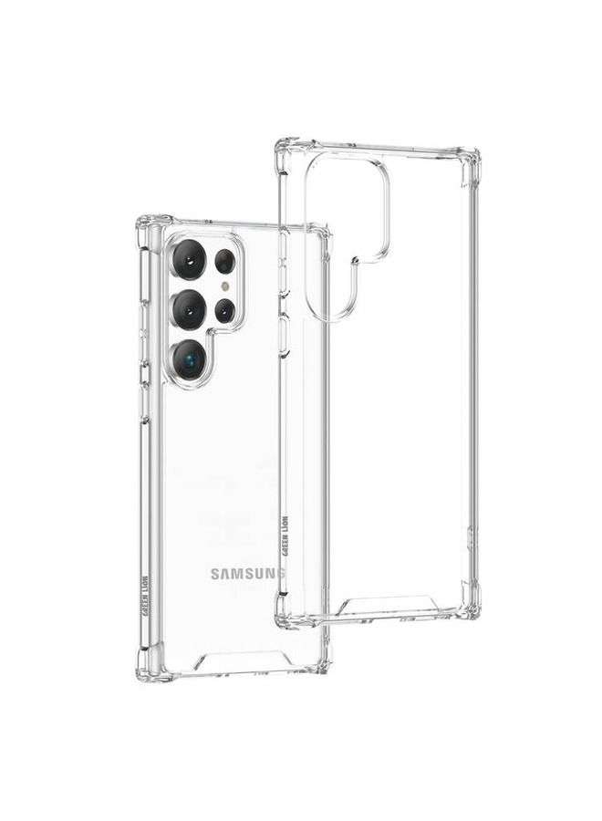 GREEN LION 360° Anti-Shock Case for Samsung Galaxy S23 Plus - Clear - Image 1