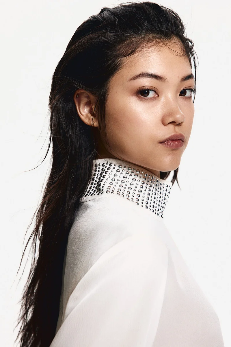 H&M Stud-Detail Blouse