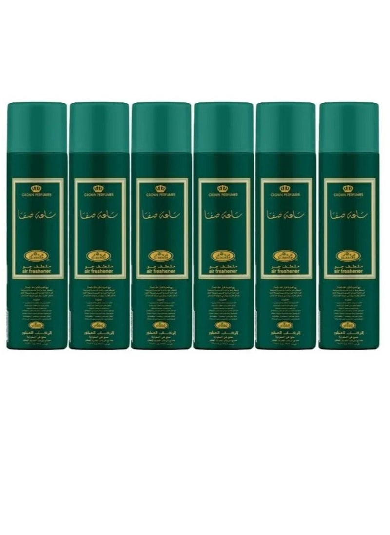 Al Rehab Saat Safa Air Freshener 300 ml 6 pieces 