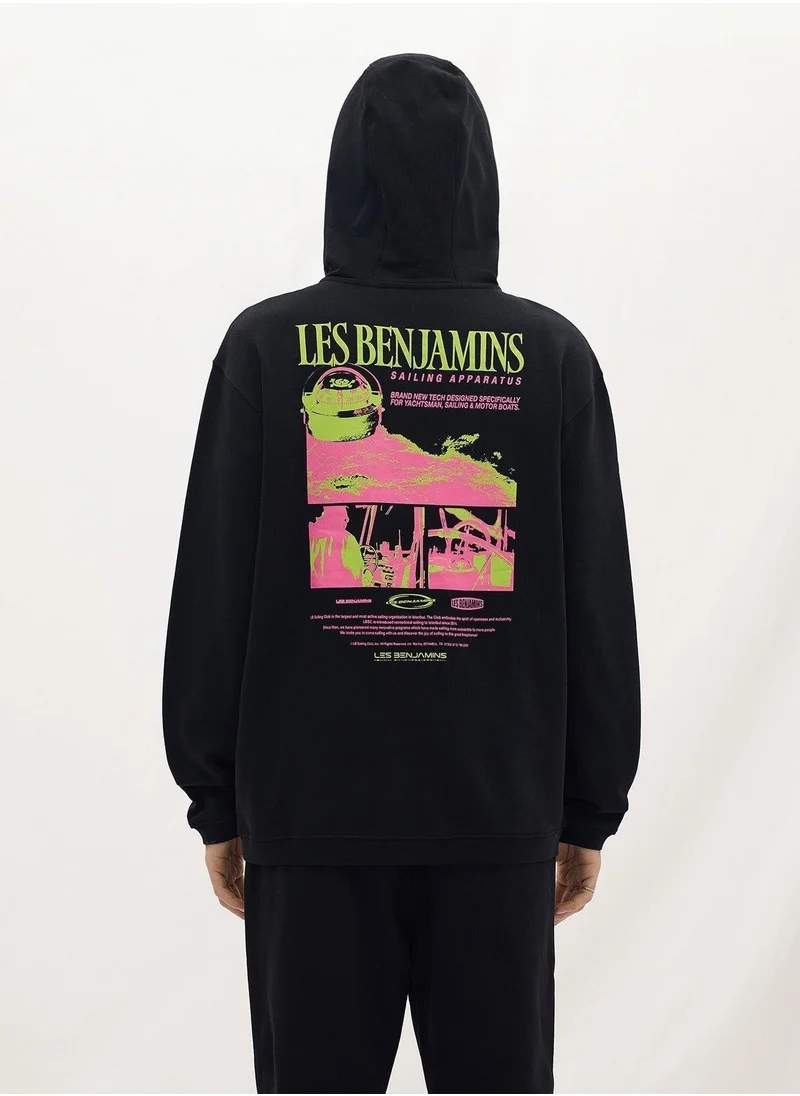 ليس بنجامنز RELAXED ZIP HOODIE 005