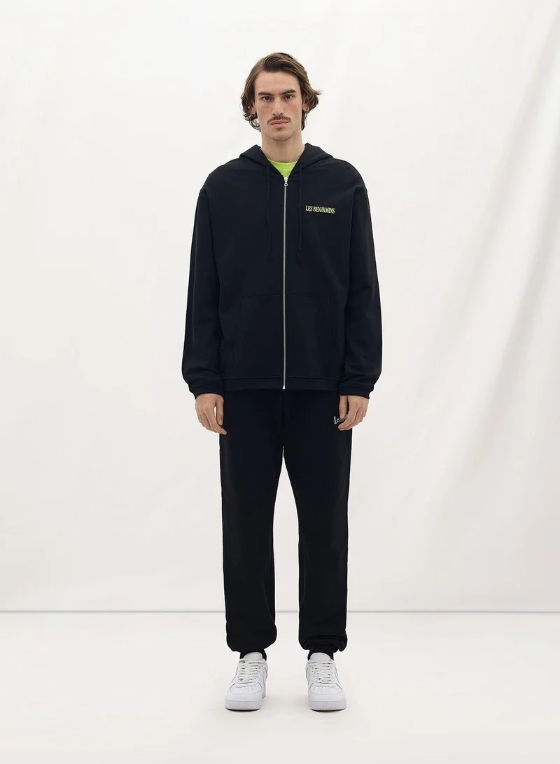 LES BENJAMINS  RELAXED ZIP HOODIE 005 for Men | Best Price UAE