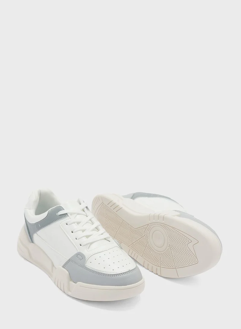 Ginger Mixed Material Sneaker