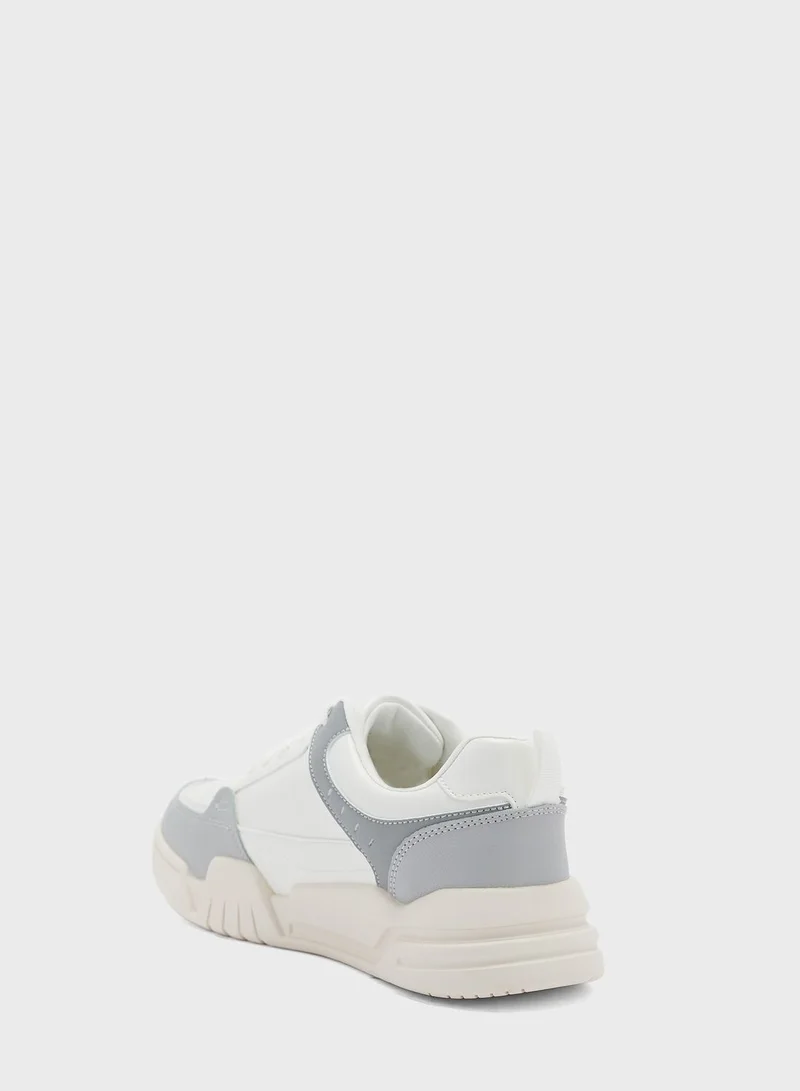 Ginger Mixed Material Sneaker