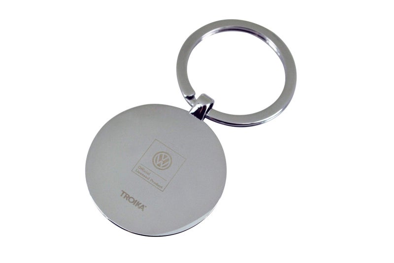 Troika VW Volkswagen Keyring - KR16-05/VW - VW Logo Keychain - Additional Keyring - Cast Metal - Chrome Plated - Silver - Image 3