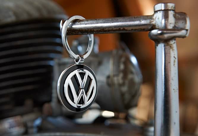 Troika VW Volkswagen Keyring - KR16-05/VW - VW Logo Keychain - Additional Keyring - Cast Metal - Chrome Plated - Silver - Image 4