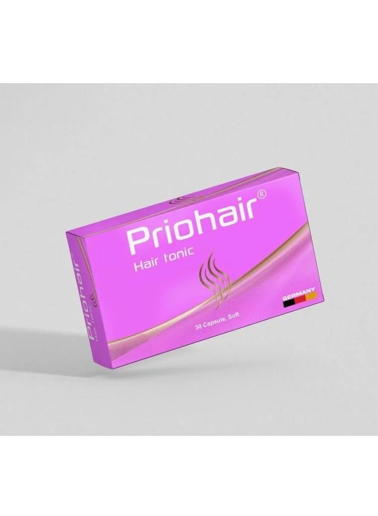 شركة نمو المتحدة الطبية بريوهير مقوي للشعر 30 كبسولة - Image 2