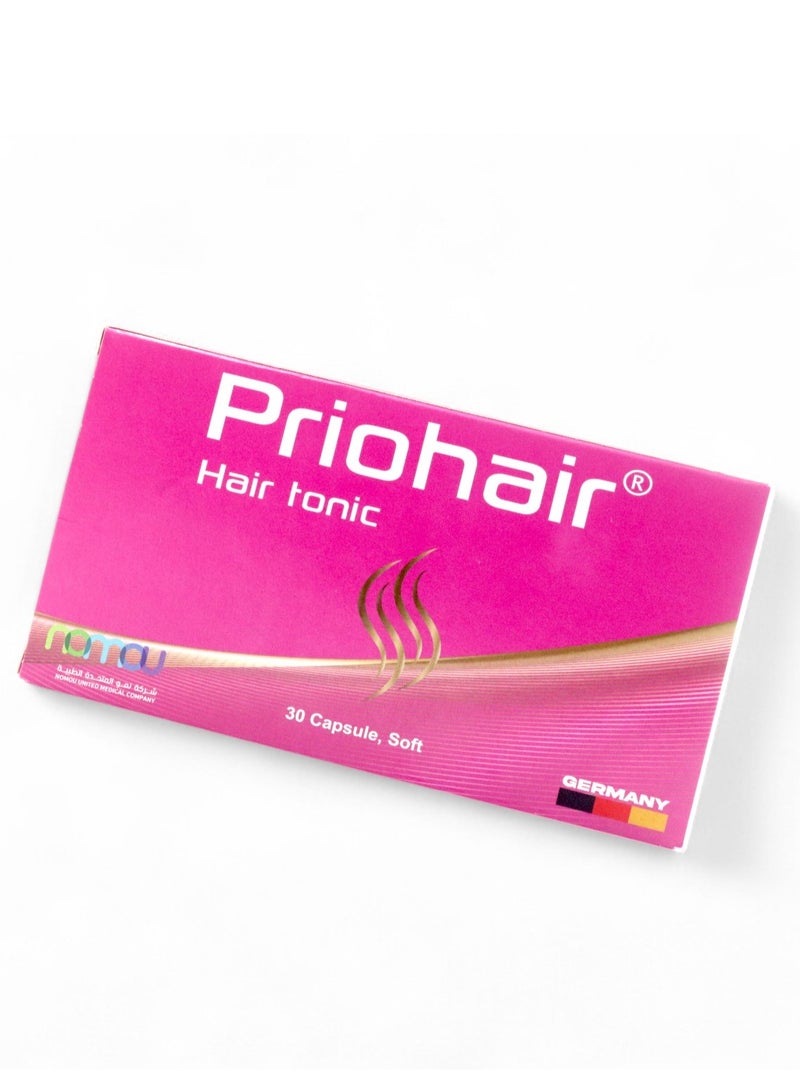 شركة نمو المتحدة الطبية بريوهير مقوي للشعر 30 كبسولة - Image 1