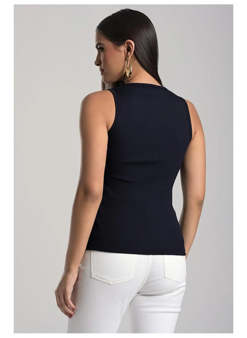 Carmen Steffens Black Basic Tank Top